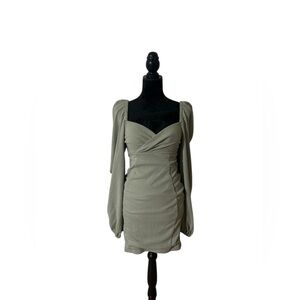 NWT Fashion Nova Mint Green Puff Sleeve Women’s Dress